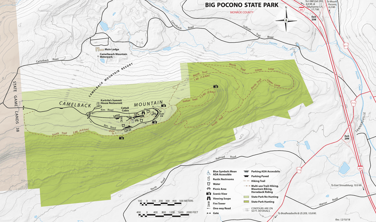 pocono state park map